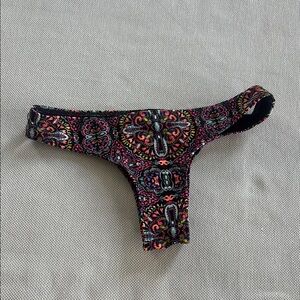 Hollister Colorful Patterned Bikini Bottoms